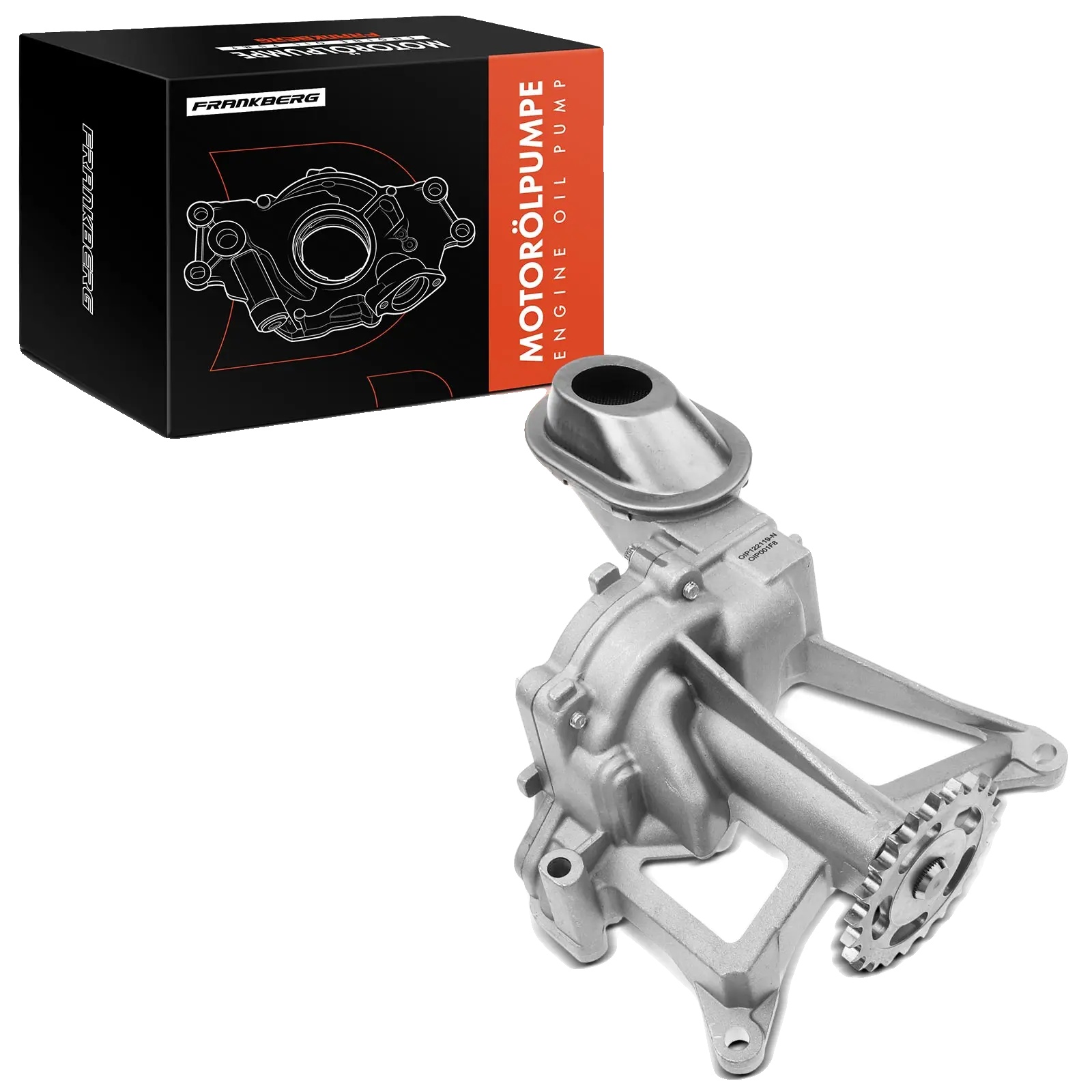 Ölpumpe, Ingenieurkunststoff Und Metall, Kompatibel Mit Citroen Und Peugeot, Oem-nummern 9682393380 Und 1001.f8, 23 Zähne, Standardgröße