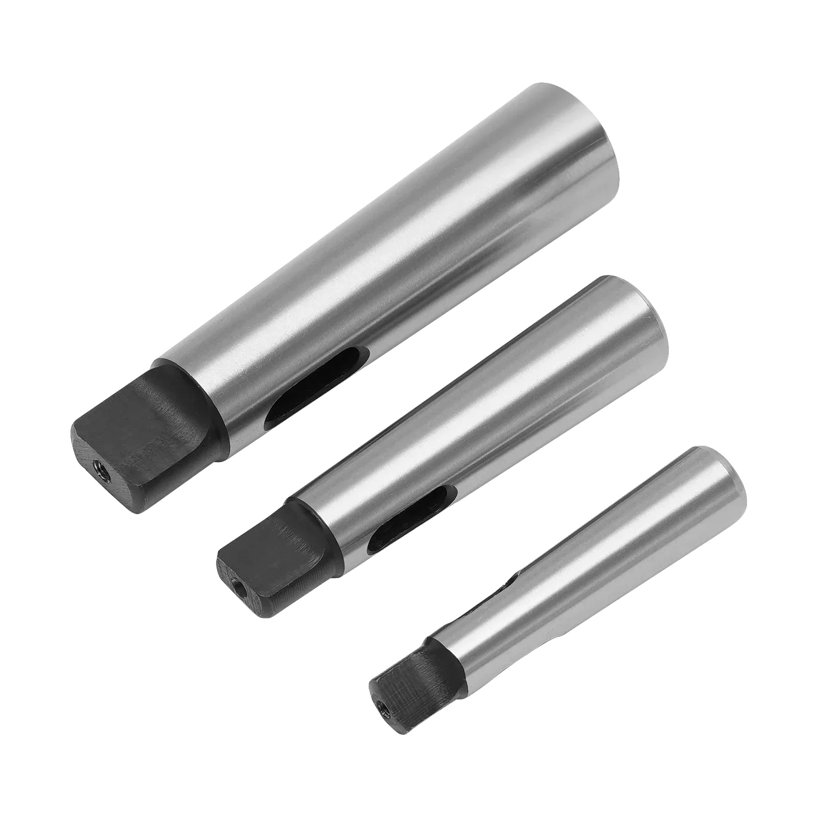 Morse-taper-adapterhülsen, Langlebige Stahlkonstruktion, Kompatibel Mit Werkzeughaltergrößen Mk4/3 Und Mk3/2, Silber