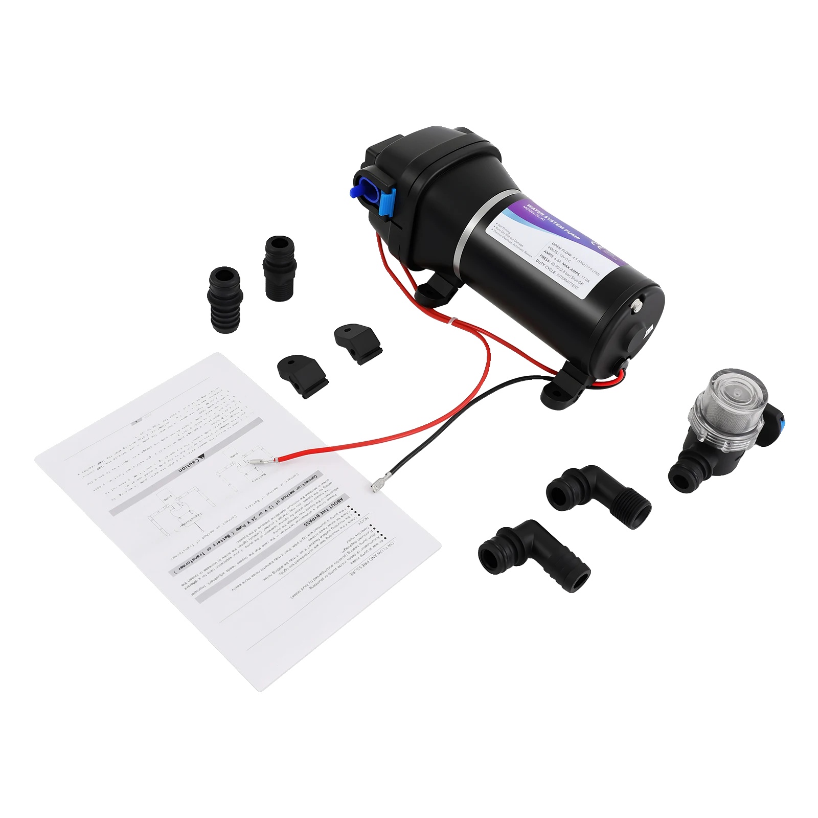 Wassertransferpumpe, Effiziente Leistung, Langlebige Konstruktion, 12v, Eu
