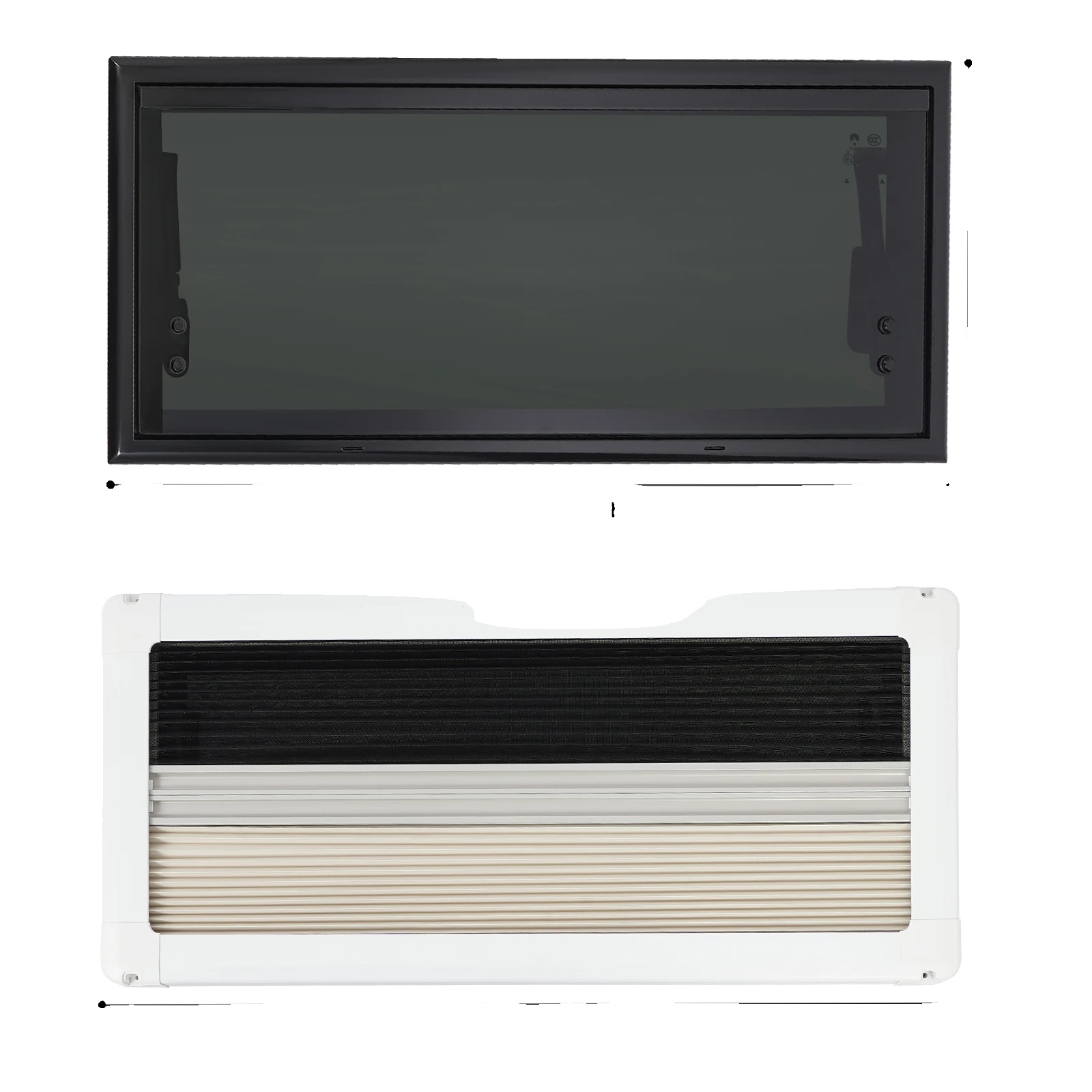 Wohnmobilfenster, Integriertes Fliegengitter, Modernes Design, 700x300mm