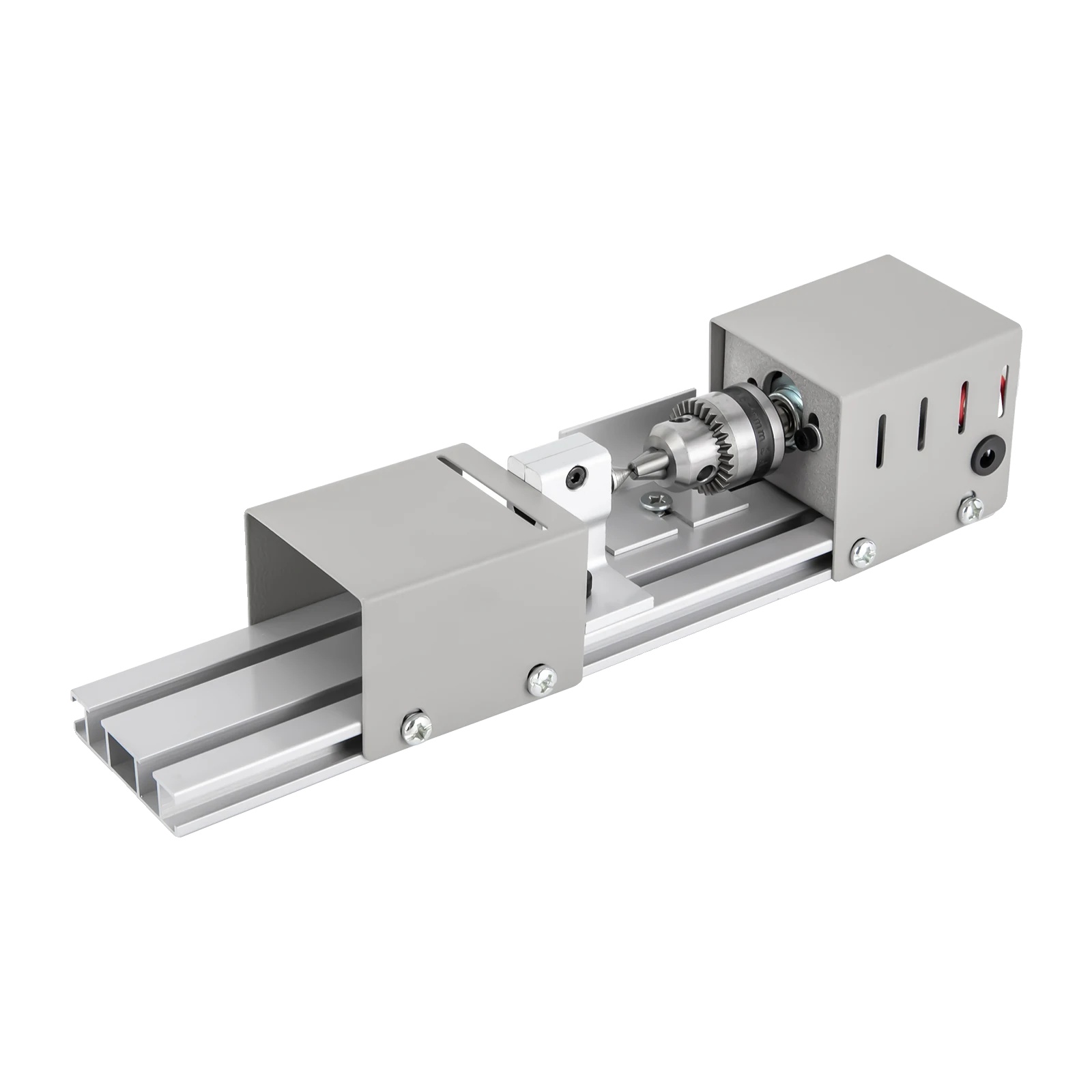 Mini-drehmaschine, 96w Leistung, 9000 U/min Geschwindigkeit, Silber, Eu-stecker