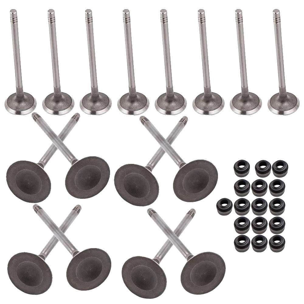 Einlass- Und Auslassventil-set, Material: Stahl, Länge: 100 Mm, Durchmesser: 8 Mm, Betriebstemperaturbereich: -40°c Bis 150°c, Zertifizierung: