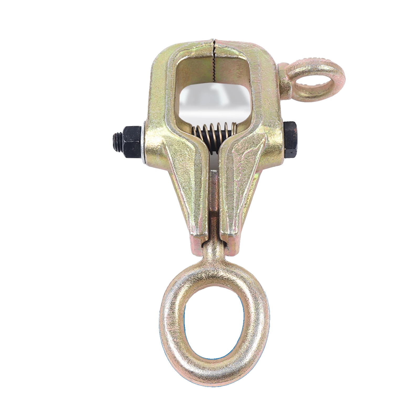 Zugklemme, Hohe Festigkeit, Selbstspannender Mechanismus, Gold