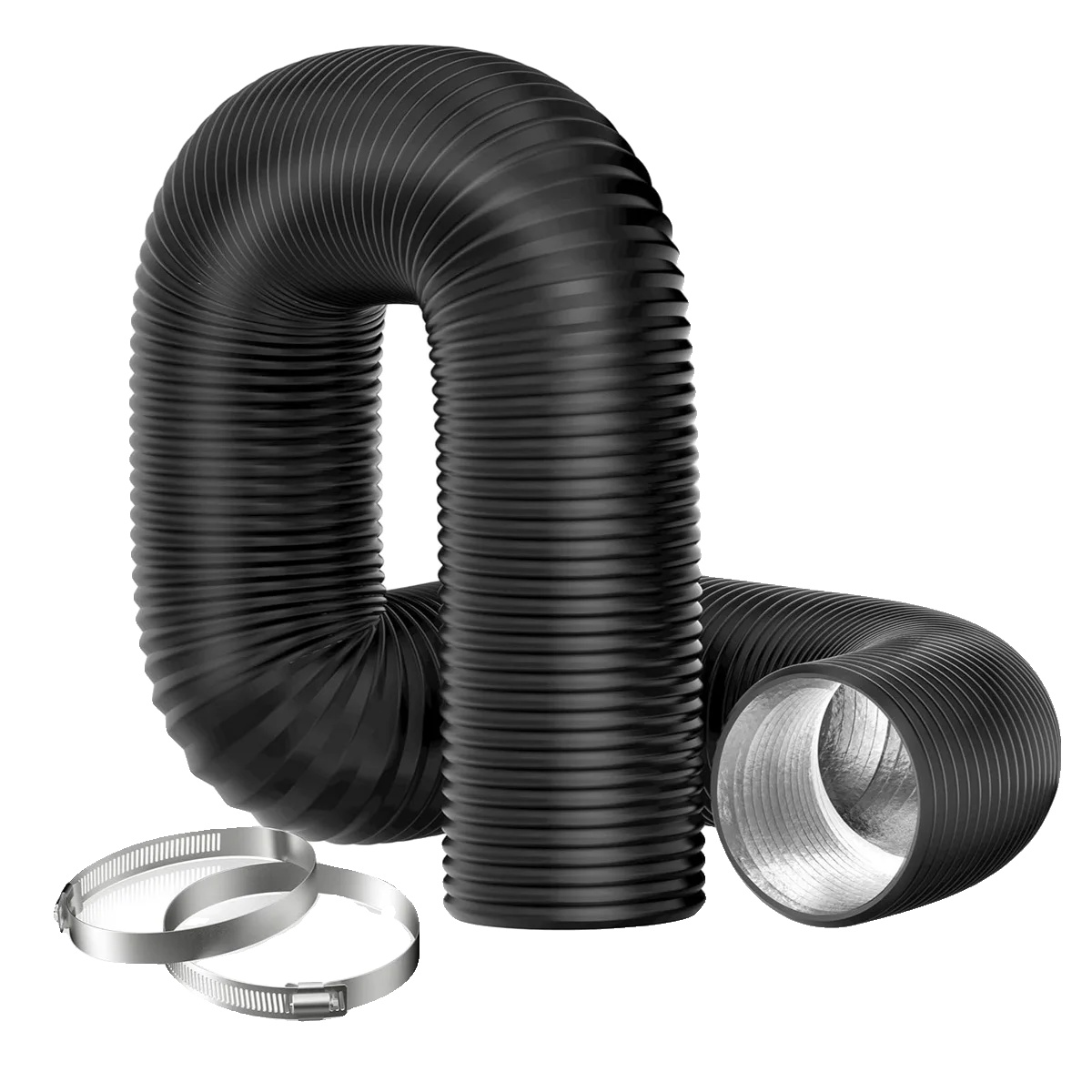 Diesel-luftheizungsrohr, Flexibles Design, Verbesserte Haltbarkeit, Schwarz
