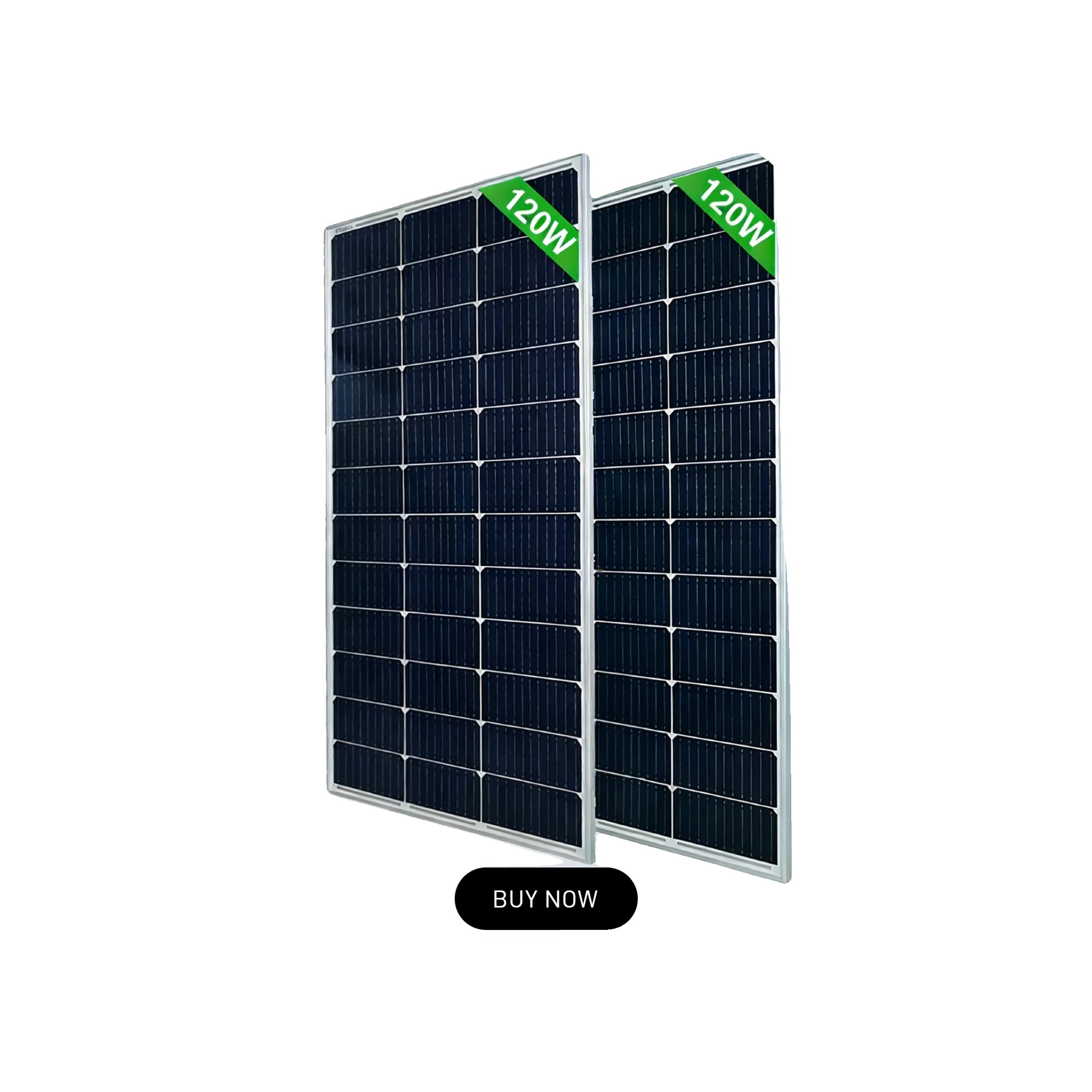 Solarpanel, Hohe Effizienz, Langlebiges Design, 2 Stück 120w Panel
