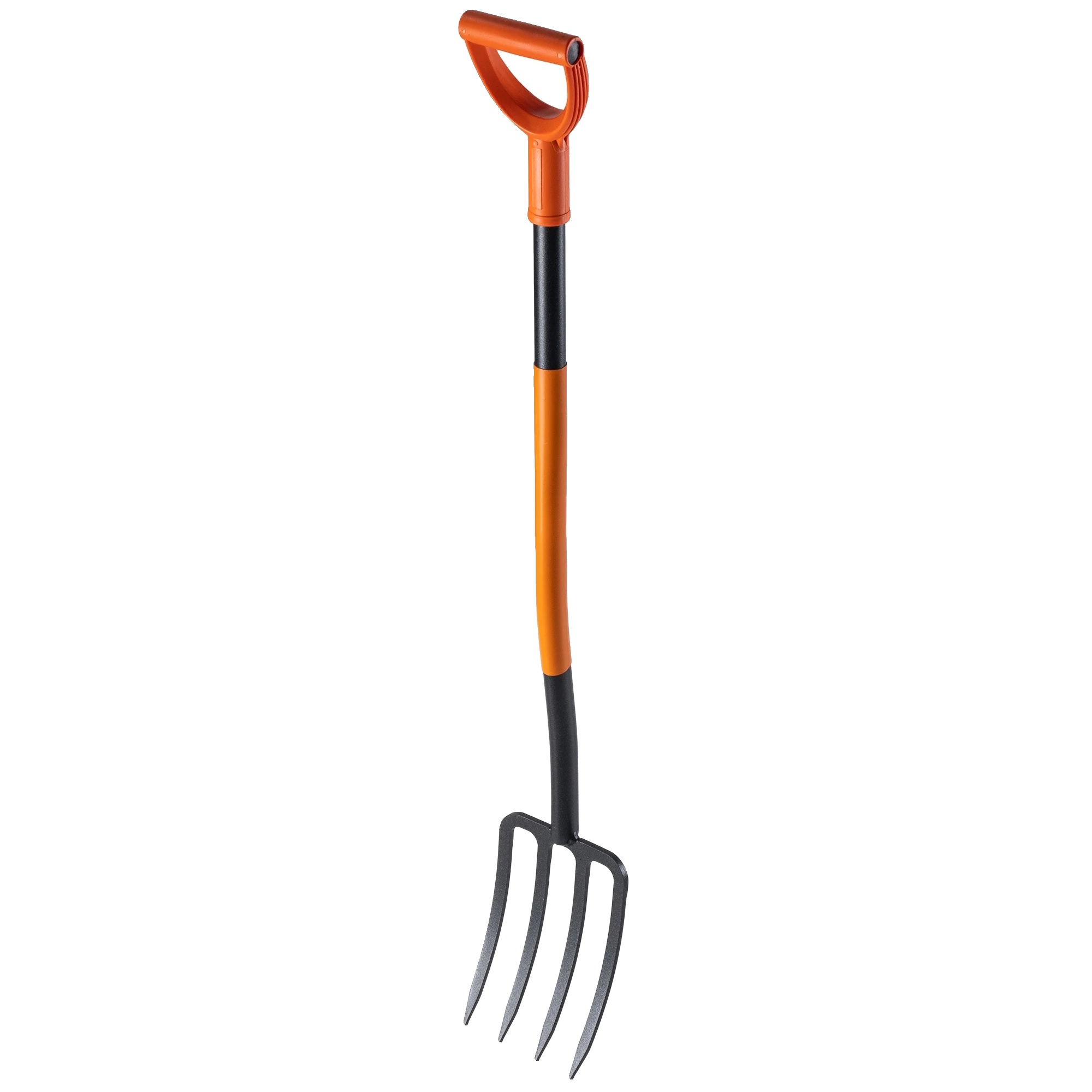 Gartenforke, Langlebiges Kohlenstoffstahl, 122 Cm Länge, Geeignet Für Gartenarbeit Und Feldarbeit, Gräbt Und Lockert Den Boden Effizient, Gebogener