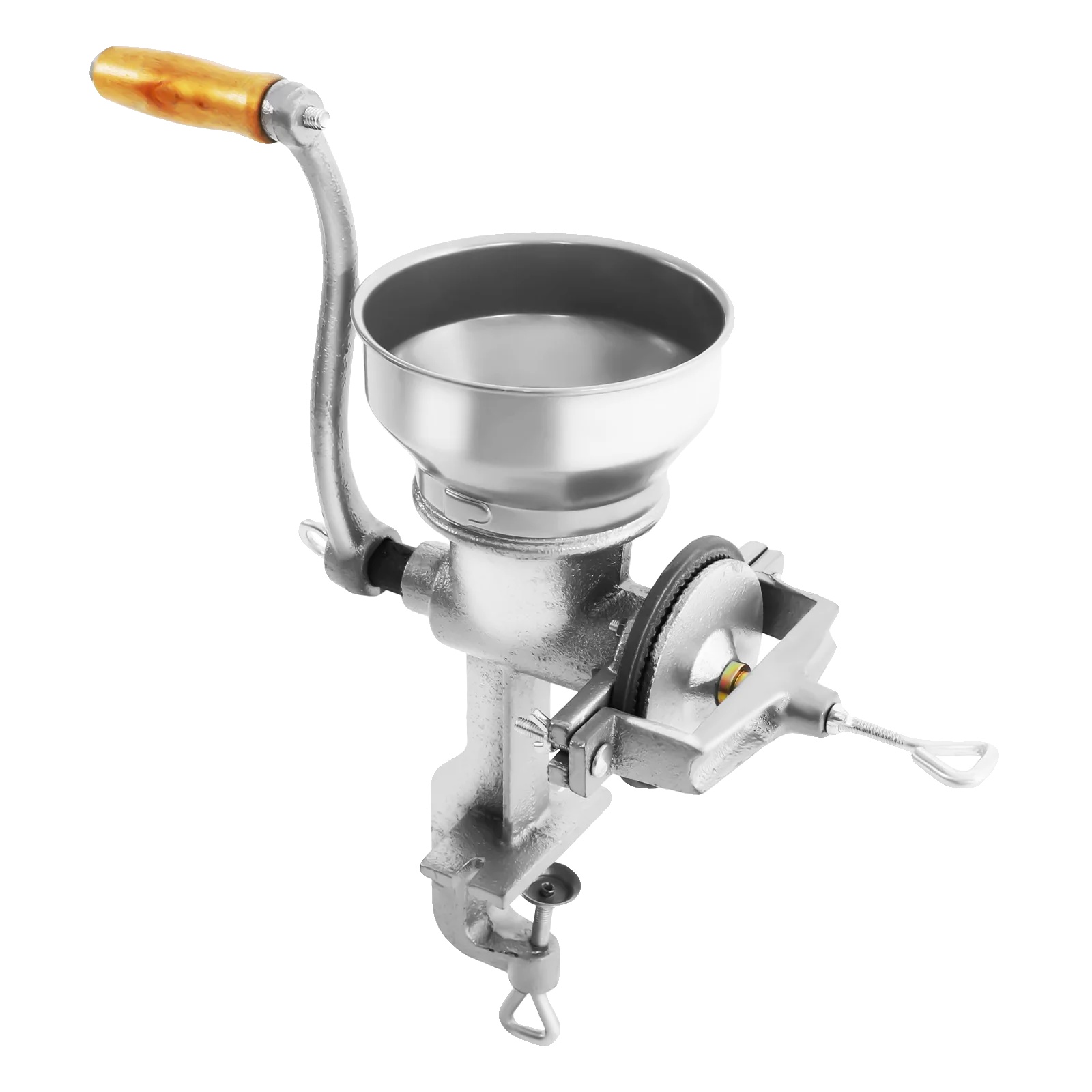Getreidemühle, Manuelle Bedienung, Einstellbare Grobheit, Silber
