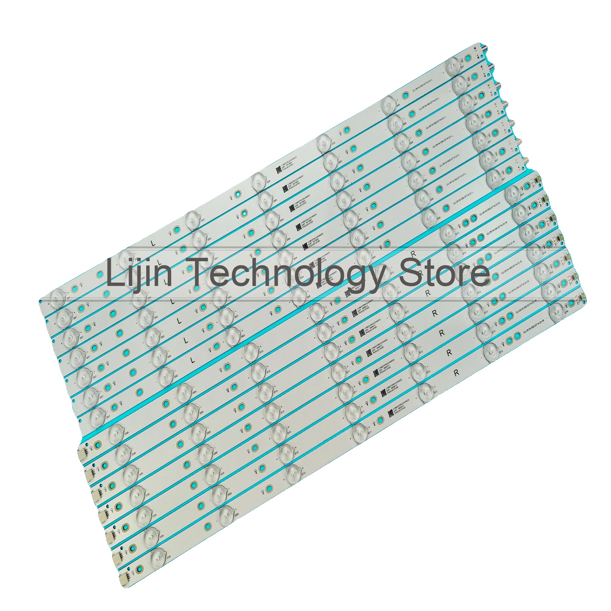 Led-streifen, Länge 1100 Mm, 14 Led-perlen, Spannung 3 V, Kompatibilität Lb55072, 55pff5701