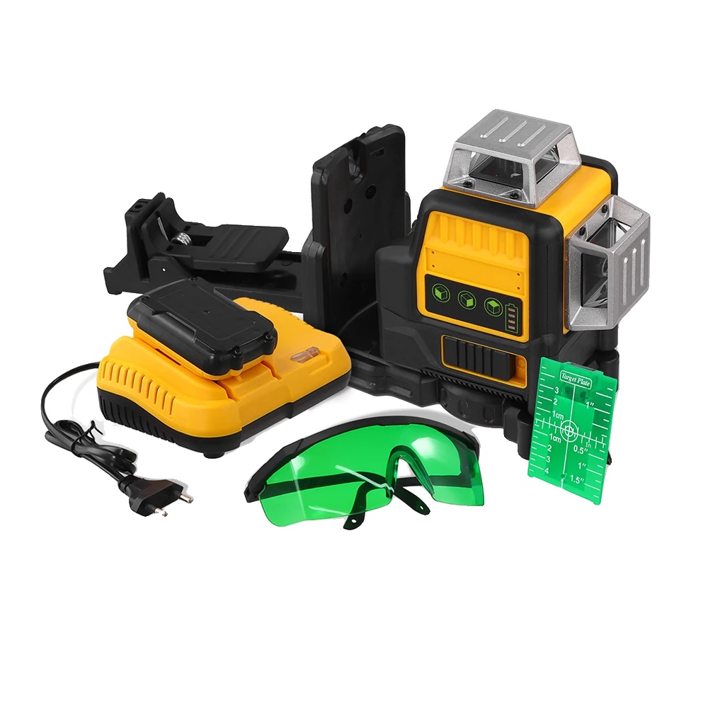 Laser-niveau, 360-grad-projektion, Verbesserte Sichtbarkeit, Schwarz