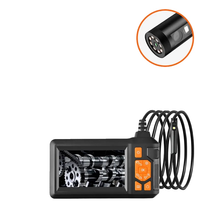 Handheld-boreskop, Hd-bilder, Wasserdichtes Design, 4,3 Zoll Dualobjektiv, 8mm, 5m
