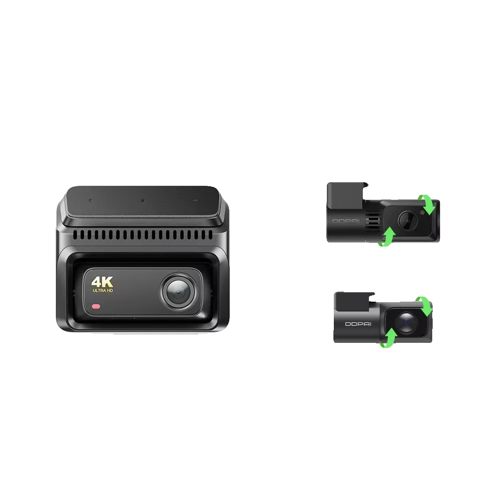 Dashcam, 4k Auflösung, Dreikanalaufnahme, 3-kanal, Keine Sd-karte