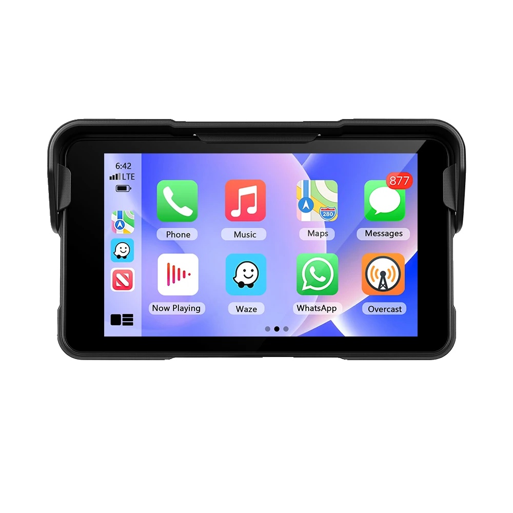 Motorradmonitor, Kabelloses Carplay, Ip68 Wasserdicht, 5inch