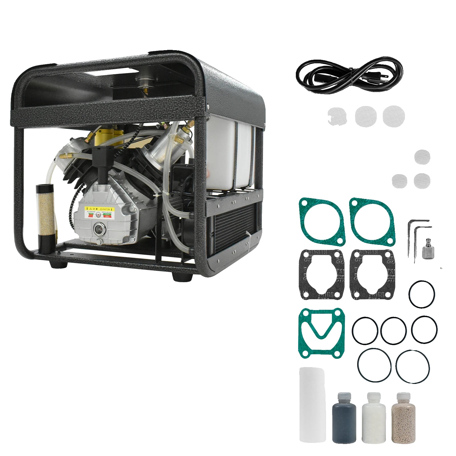 Luftkompressor, 4500 Psi Hochdruck, Wasserkühlsystem, Auto Stop-version, 220v