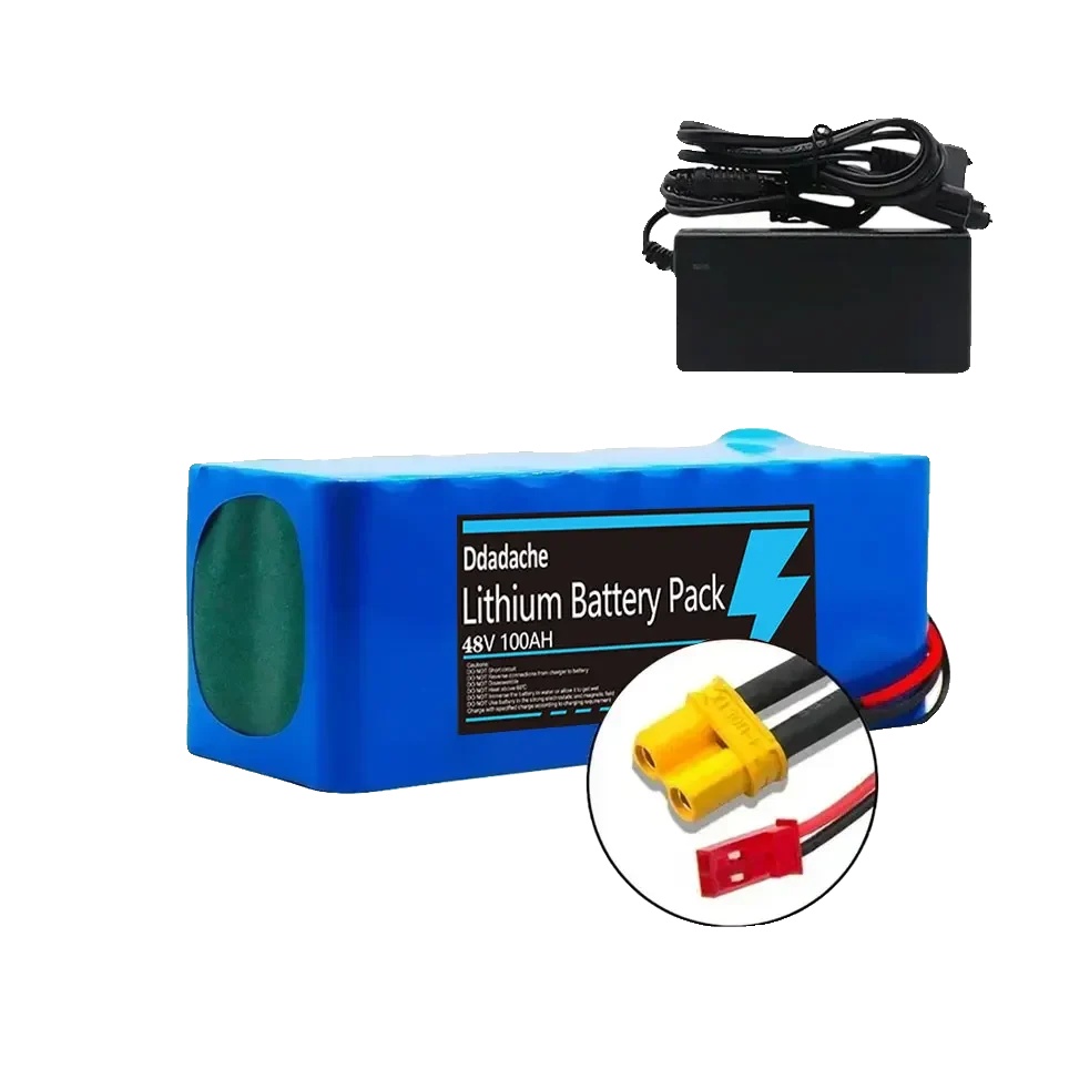 Lithium-ionen-batteriepack, 100ah Kapazität, Integriertes Bms, Xt30-jst-ladegerät