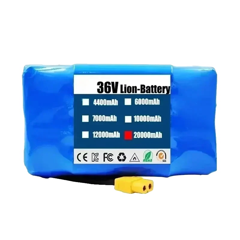 Wiederaufladbare Lithium-ionen-batterie, 36v, 4,4ah Kapazität, 20000mah