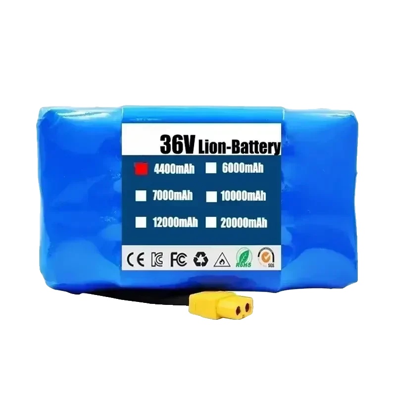 Wiederaufladbare Lithium-ionen-batterie, 36v, 4,4ah Kapazität, 4400mah