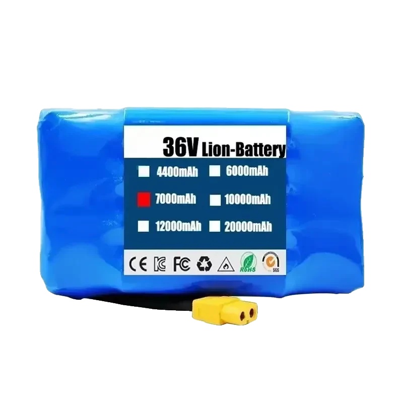 Wiederaufladbare Lithium-ionen-batterie, 36v, 4,4ah Kapazität, 7000mah