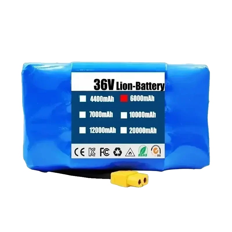 Wiederaufladbare Lithium-ionen-batterie, 36v, 4,4ah Kapazität, 6000mah
