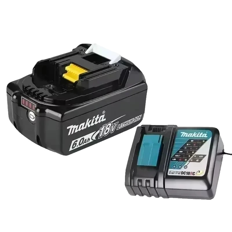 Wiederaufladbare Batterie, 6,0ah Kapazität, Kompatibel Mit Elektrowerkzeugen, 1 Stk 6.0ah-ladegerät