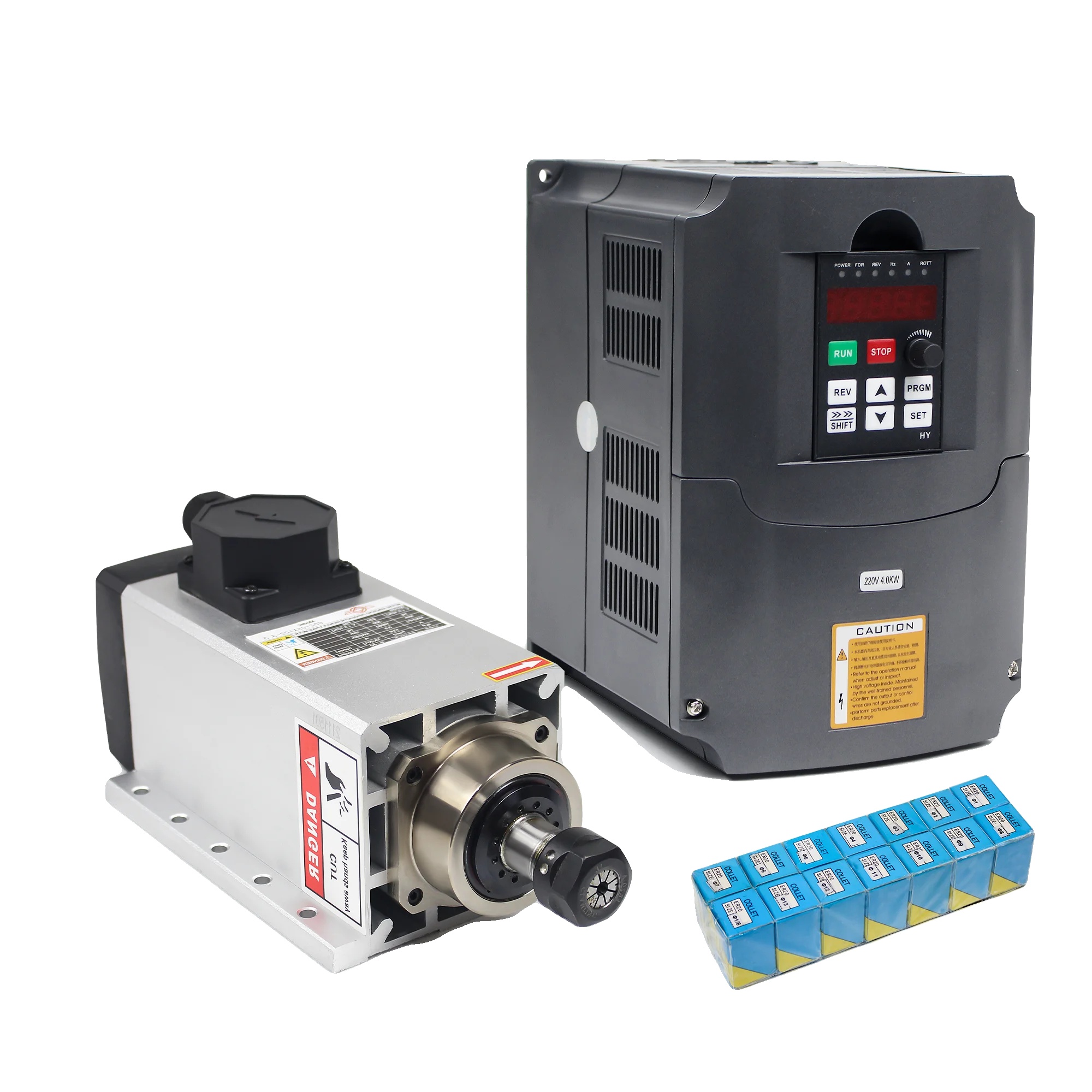 Spindelmotor, 3,5 Kw Leistung, Luftgekühlt, Vfd Spannzange Hinzufügen, 220v-a