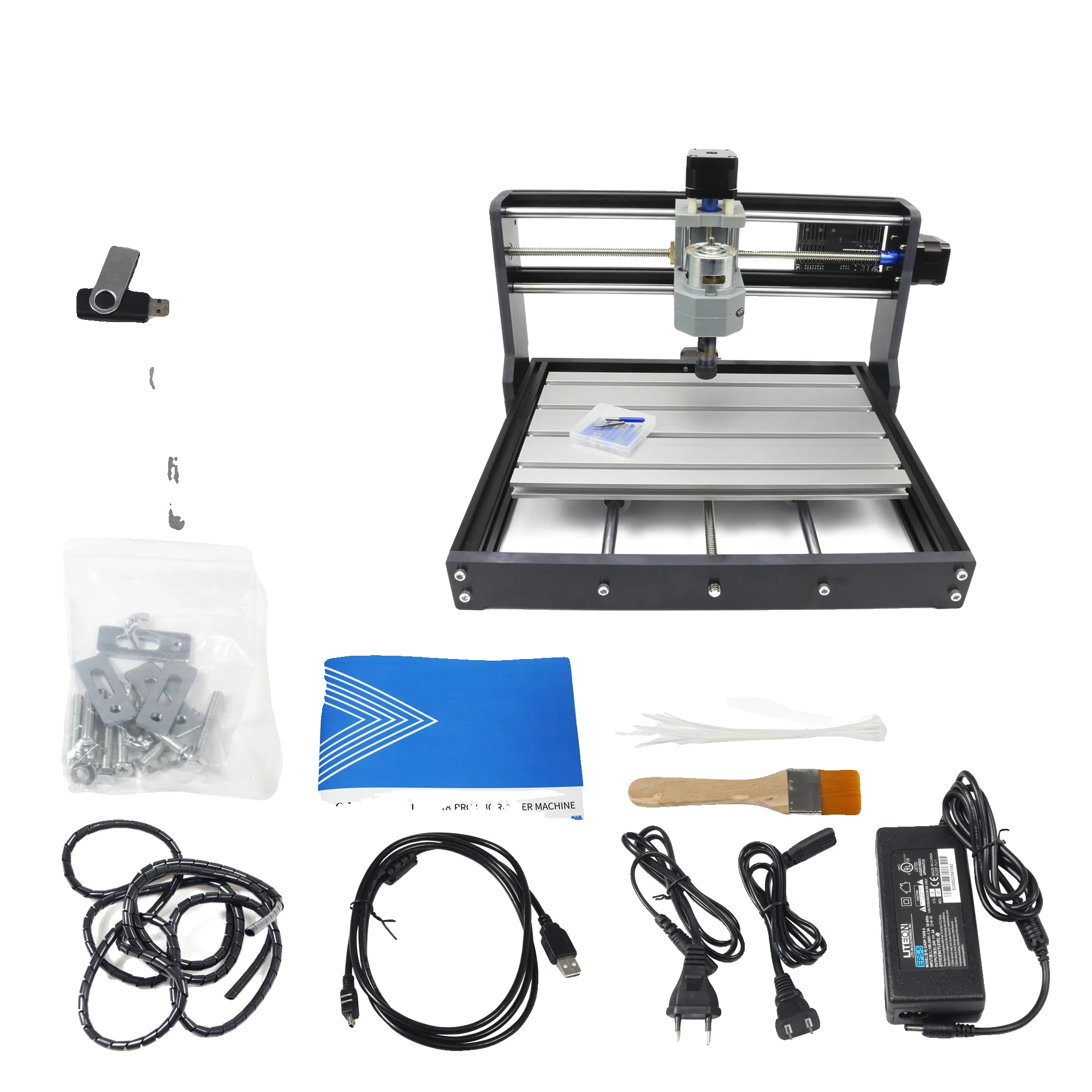 Cnc-gravierer, Grbl-steuerung, Einstellbare Laserleistung, Nur Maschine, 20w Laser Hinzufügen
