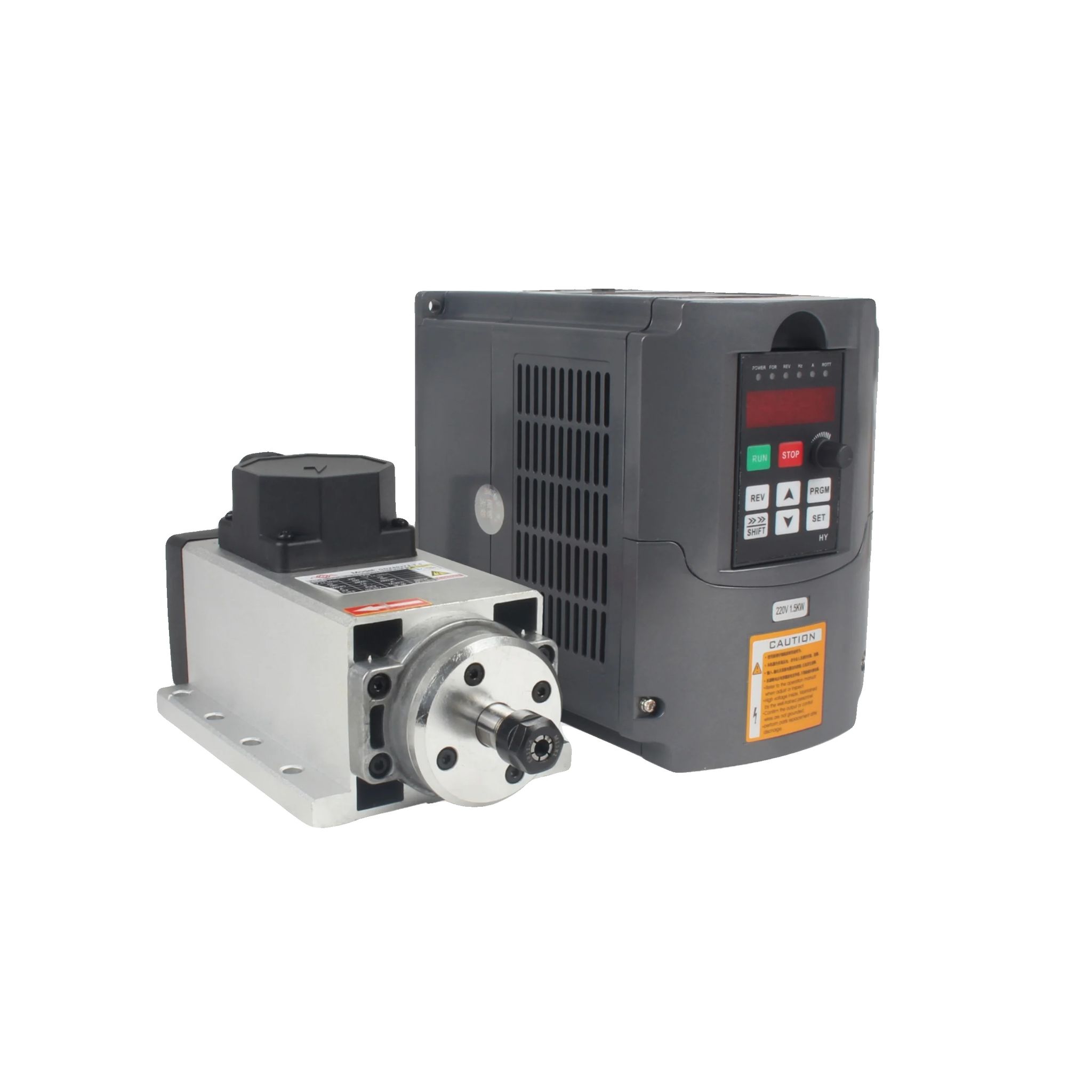 Cnc Luftgekühlte Spindel, 1,5 Kw Leistung, Hochgeschwindigkeitsleistung, Add Hy Vfd, 220v-a