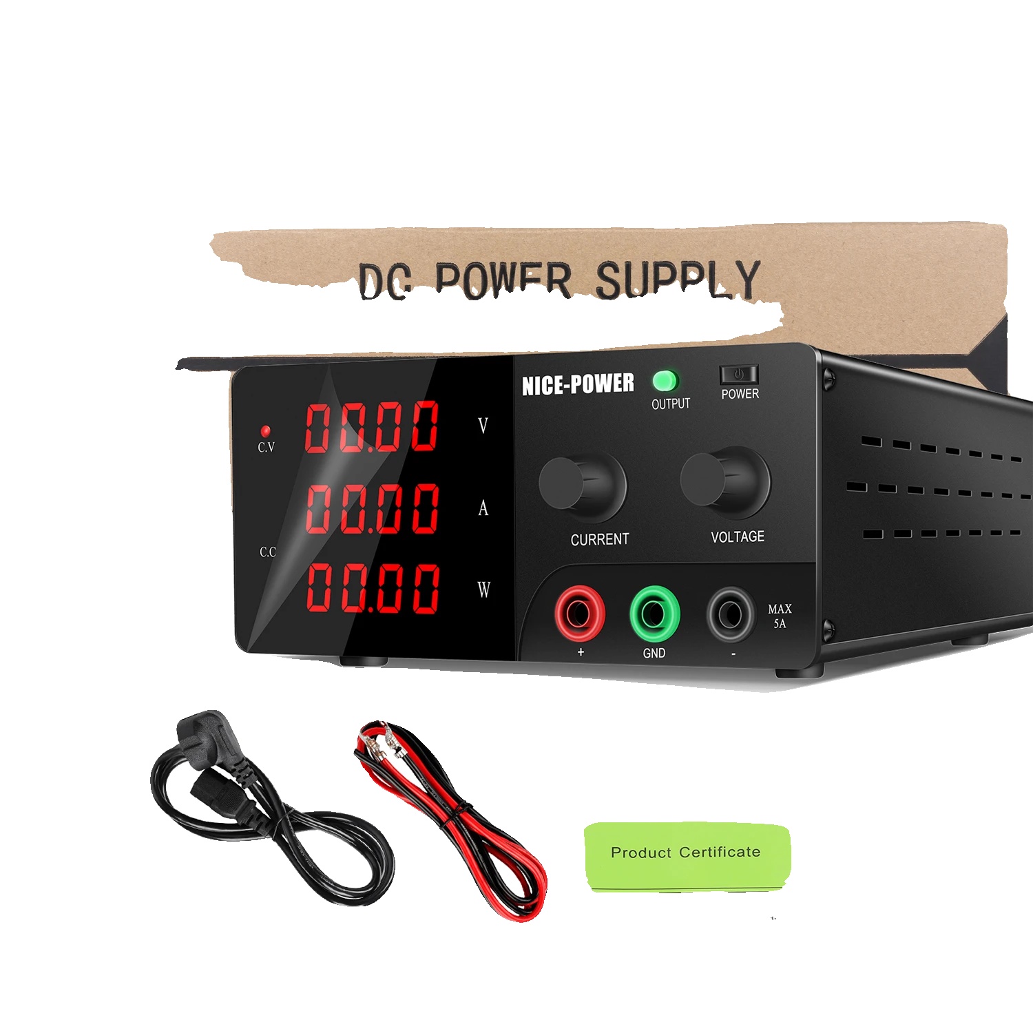 Dc-netzteil, Einstellbare Spannung, Hochpräzise Steuerung, Hartkarton, Ac 220v, 15v 60a 900w