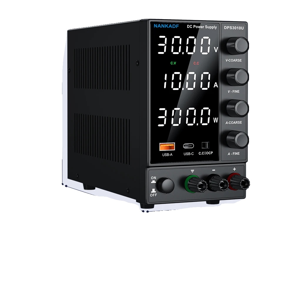 Gleichstromversorgung, 0-30v, 0-10a Ausgang, Dps3010u-n Schwarz