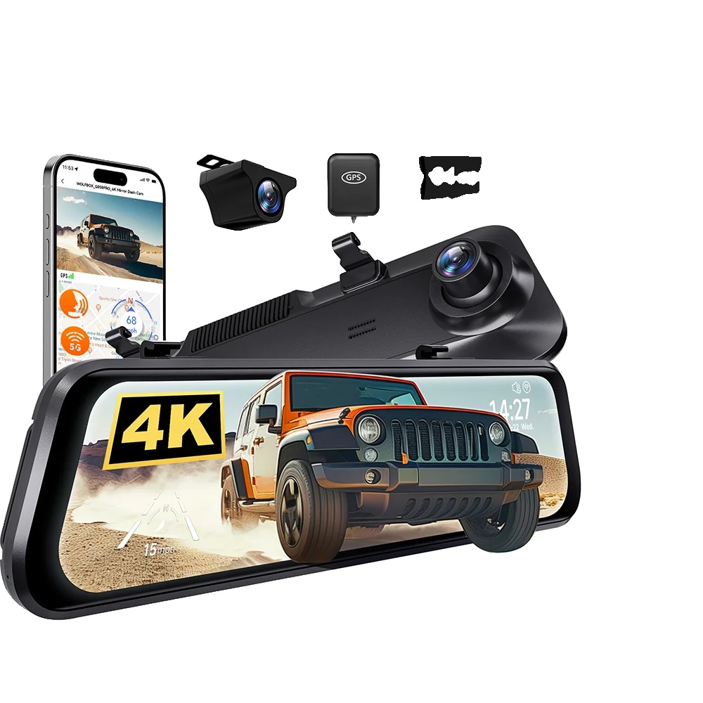 Auto Dvr, 4k Front, Dual-linse, Mit Hw-kit, Kostenlos 64g
