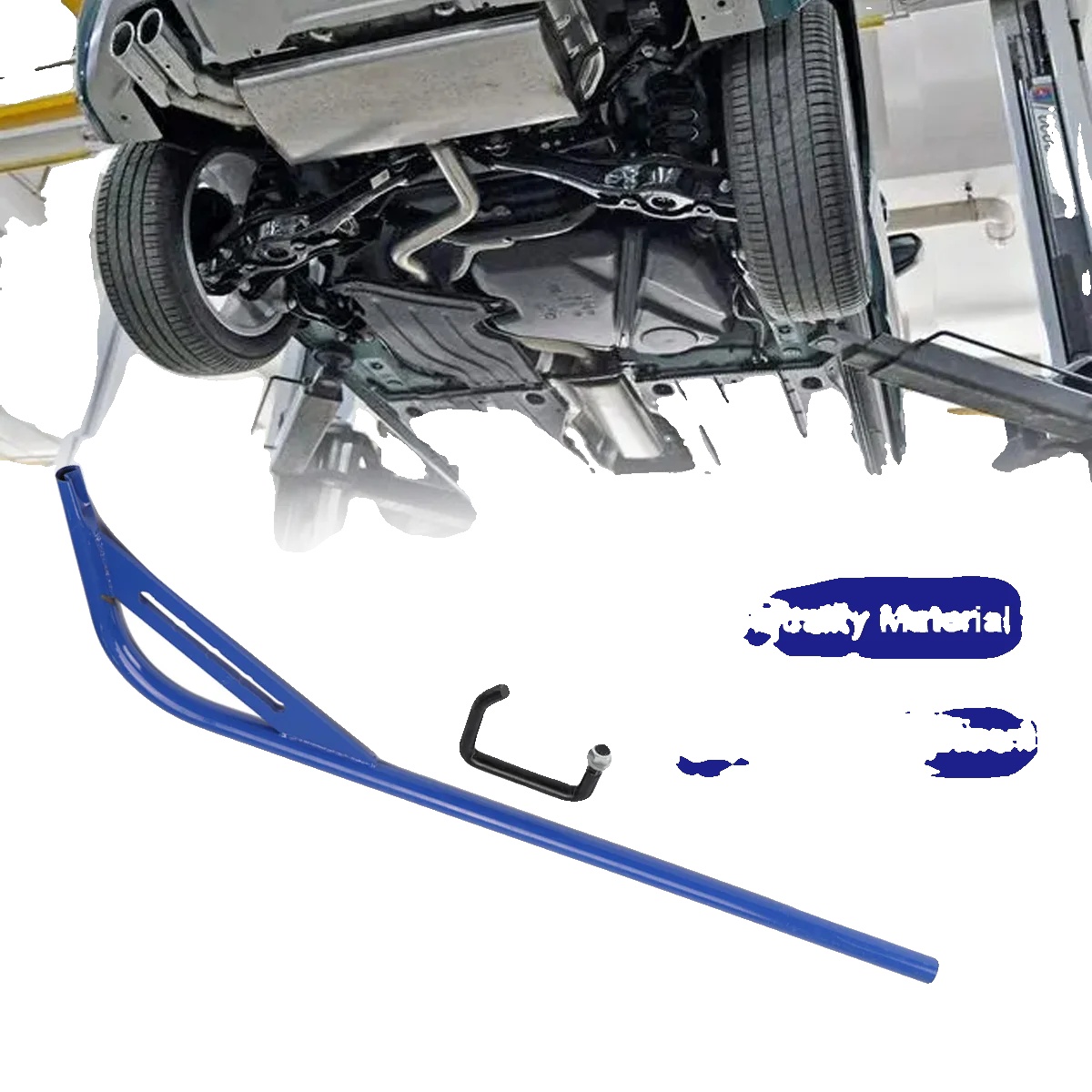 Fahrzeugchassis-trenner, Stahlkonstruktion, 117,50 Cm Länge, 5-stufige Verstellung, 5 Cm Dicke, 6,5 Kg Gewicht
