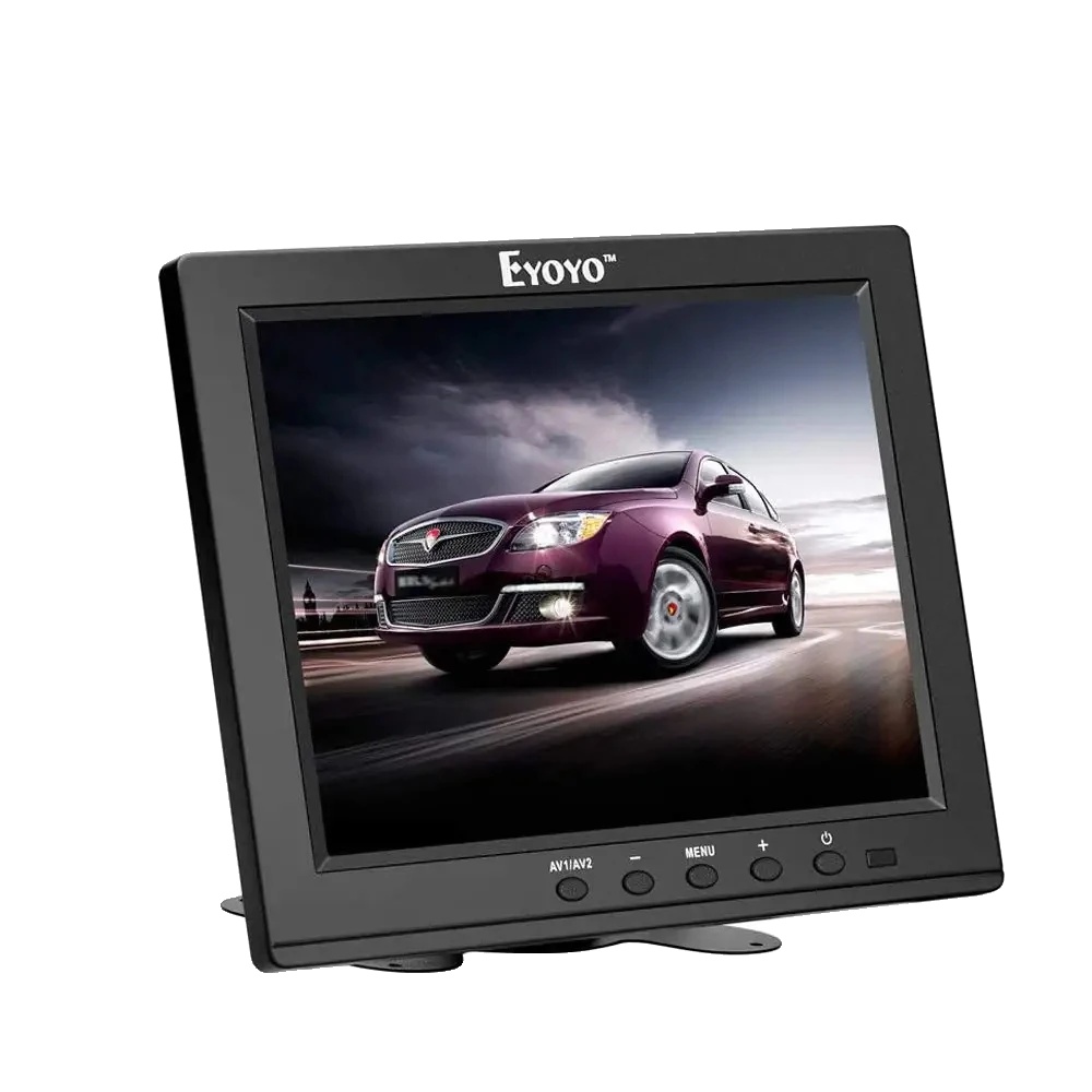 Sicherheitskamera-monitor, 8-zoll Lcd-display, Hdmi Vga Bnc Av-eingänge, 8-zoll 1024x768