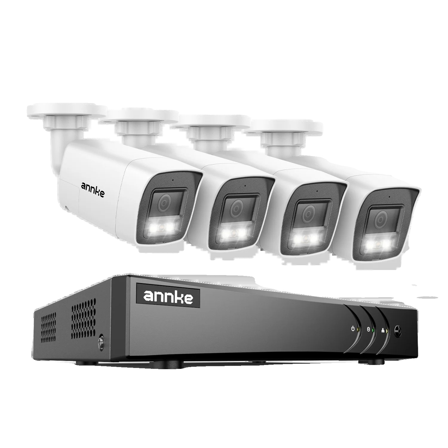 Sicherheitskamerasystem, 3k Hochauflösung, Zwei-wege-audio, 8ch Dvr 4pcs Kameras-b, 2t