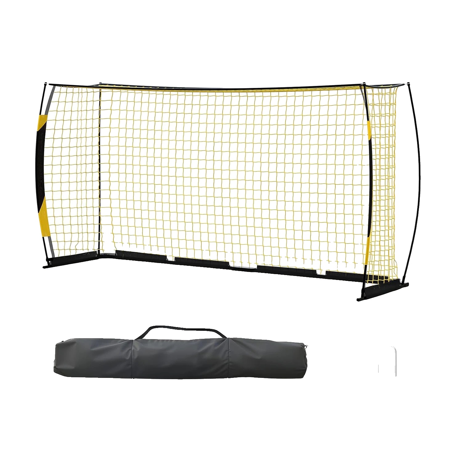 Fußballtor, 12 X 6 Ft, Zusammenklappbares Design, Enthält 2 Netze, Zubehör Inklusive, Geeignet Für Alle Altersgruppen