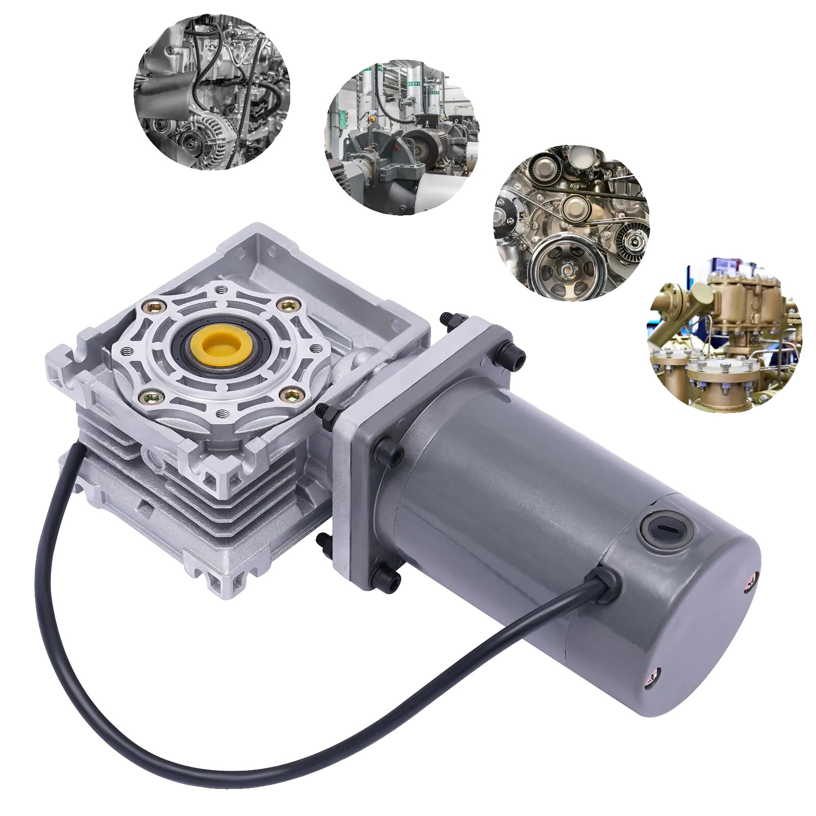 Wurmgetriebemotor, 120w, Dc 12v, 1800 U/min, 3,66 Kg/cm Drehmoment, Kompaktes Design