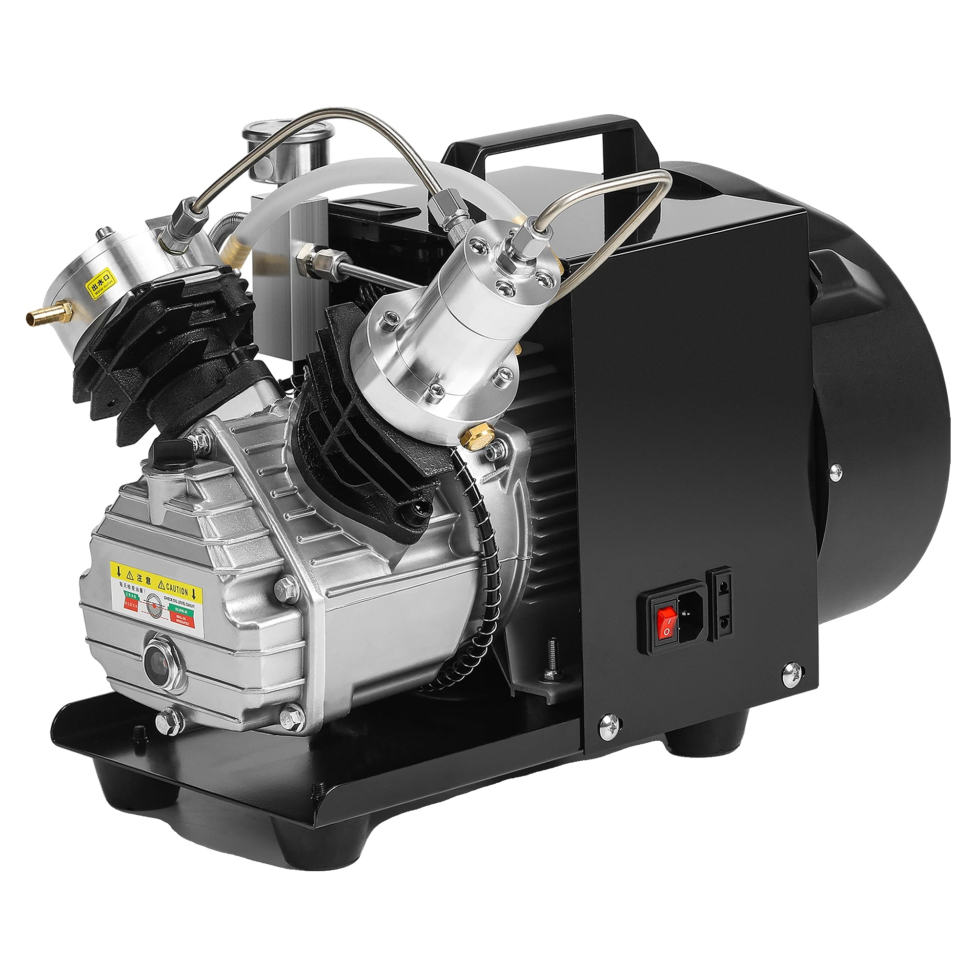 Pcp-luftkompressor, 300 Bar Druckbewertung, Elektrische Energiequelle, Wasserkühlsystem, Ce-geprüft, Kompaktes Design