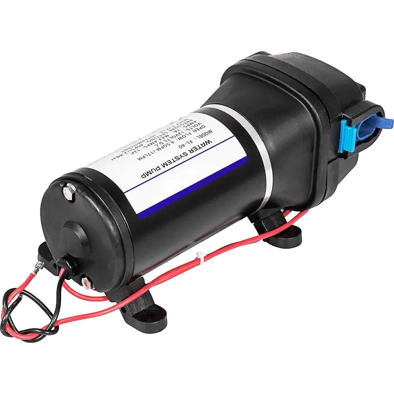 Membranwasserpumpe, 17 L/min Durchflussrate, Selbstansaugend Bis 2m, 12v Dc, 3-kammer-design, Langlebiges Thermoplastisches Material