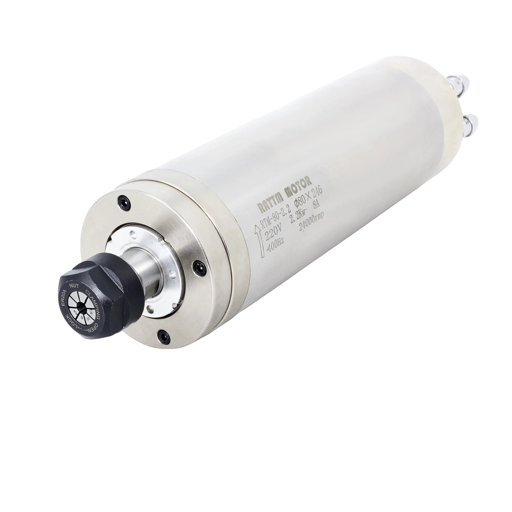 Wassergekühlter Spindelmotor, 2,2 Kw Leistung, Hochgeschwindigkeitsleistung, Nur Spindel, 220v