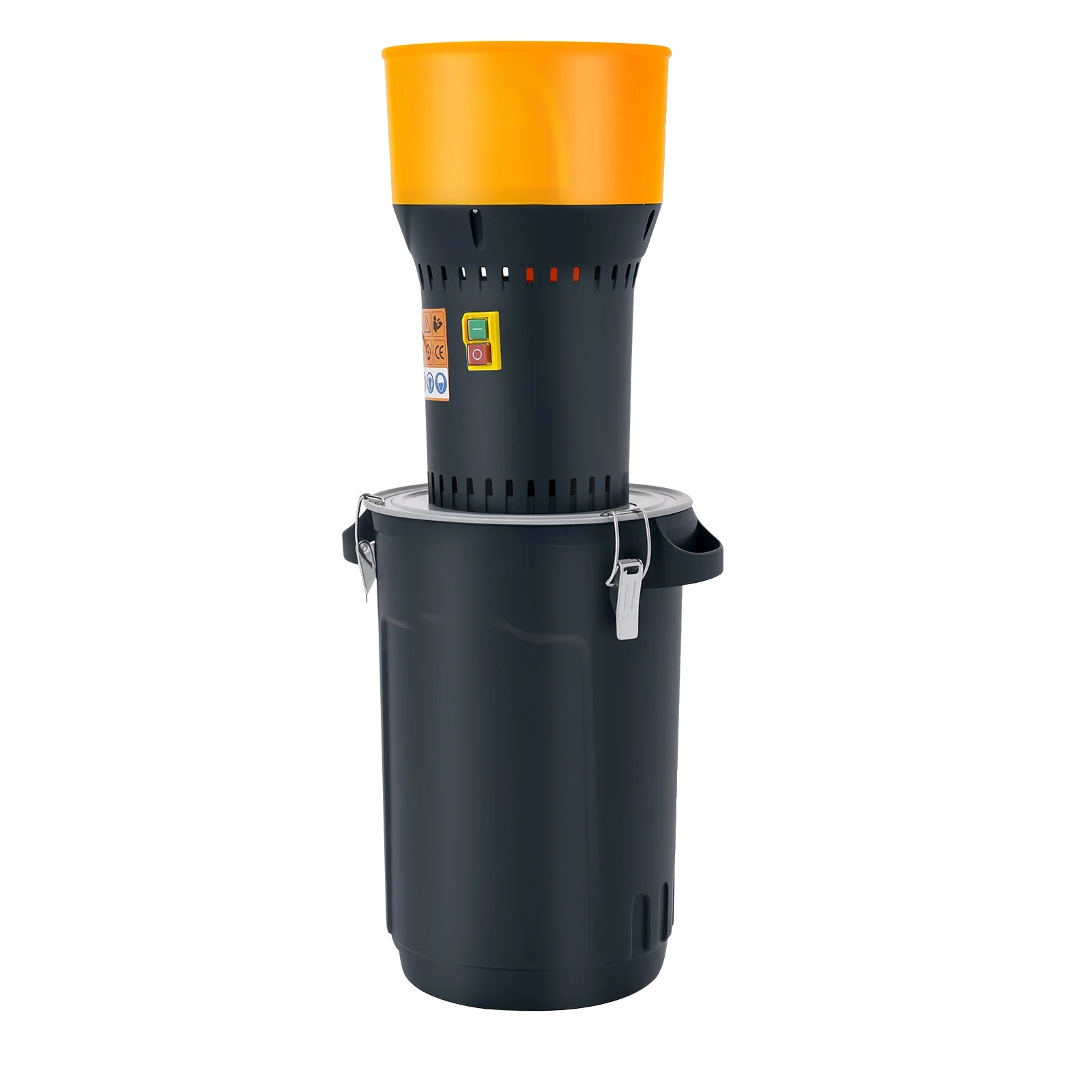 Elektrische Getreidemühle, 1000w Motor, 25l Kapazität, Dunkelgrau