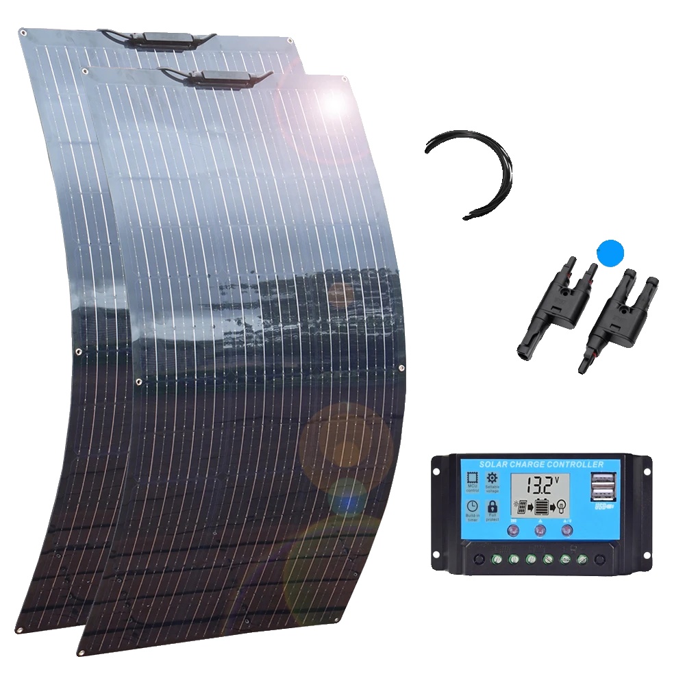Solarpanel-kit, 200w Leistung, Flexibles Design, 12v Oder 24v 200w Kit