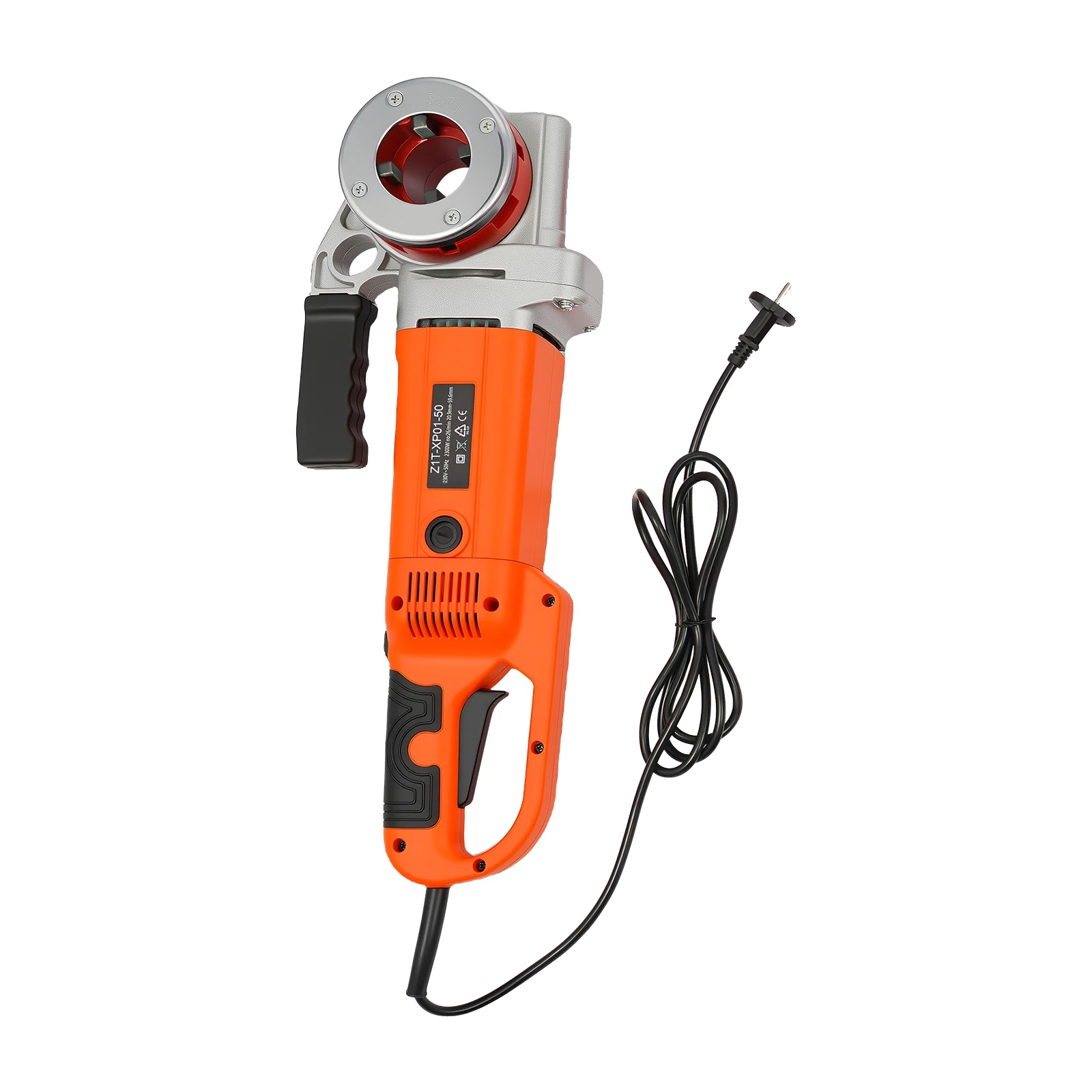 Elektrischer Rohrgewindeschneider, 2300w, 26u/min, Durchmesser 21,9-59,6mm, 6 Matrizen Enthalten, Aluminiumlegierung Konstruktion