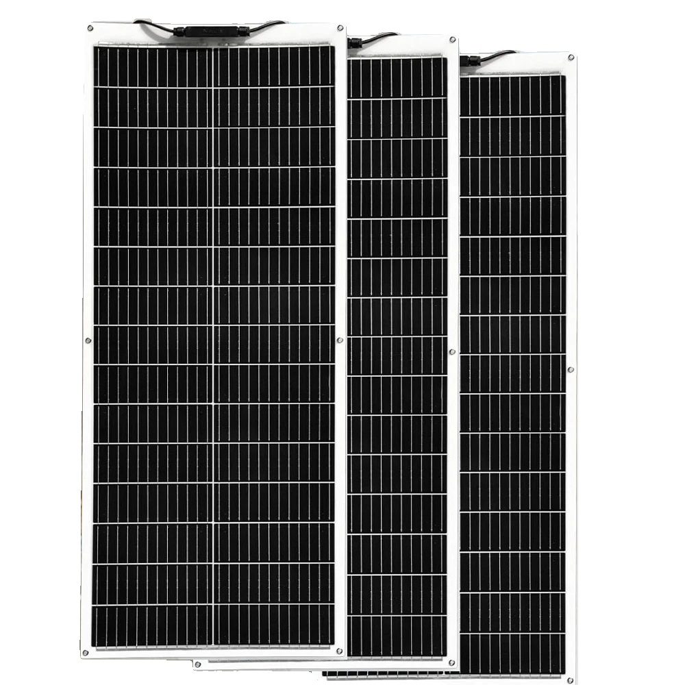 Solarpanel, Flexibles Design, Hohe Effizienz, 3stück 100w