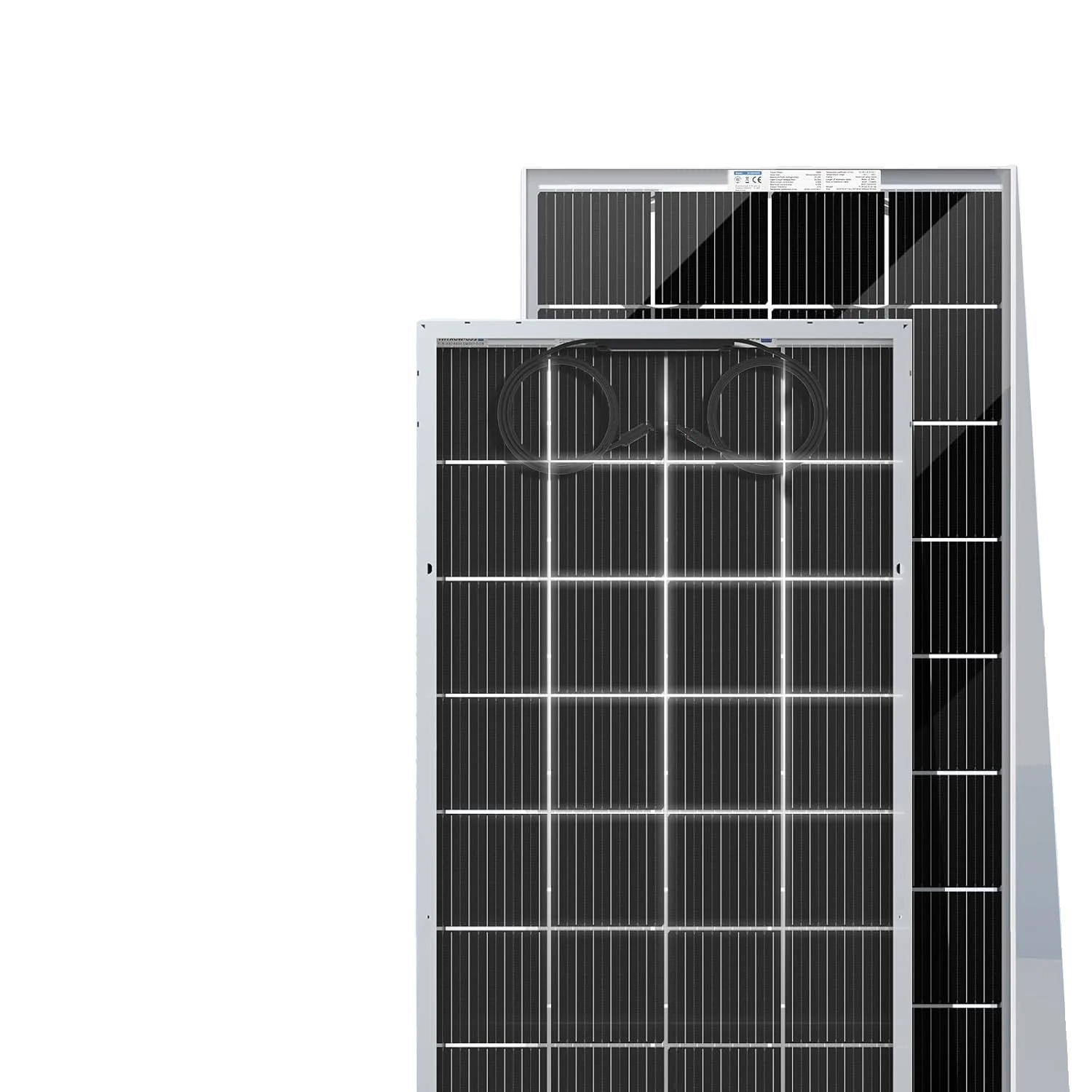 Solarpanel, Hohe Effizienz, Langlebige Konstruktion, 2 Stück 100w Panel