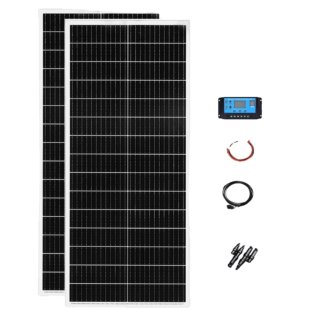 Solarpanel, 100w Ausgang, Monokristalline Technologie, 24v 200w Kit