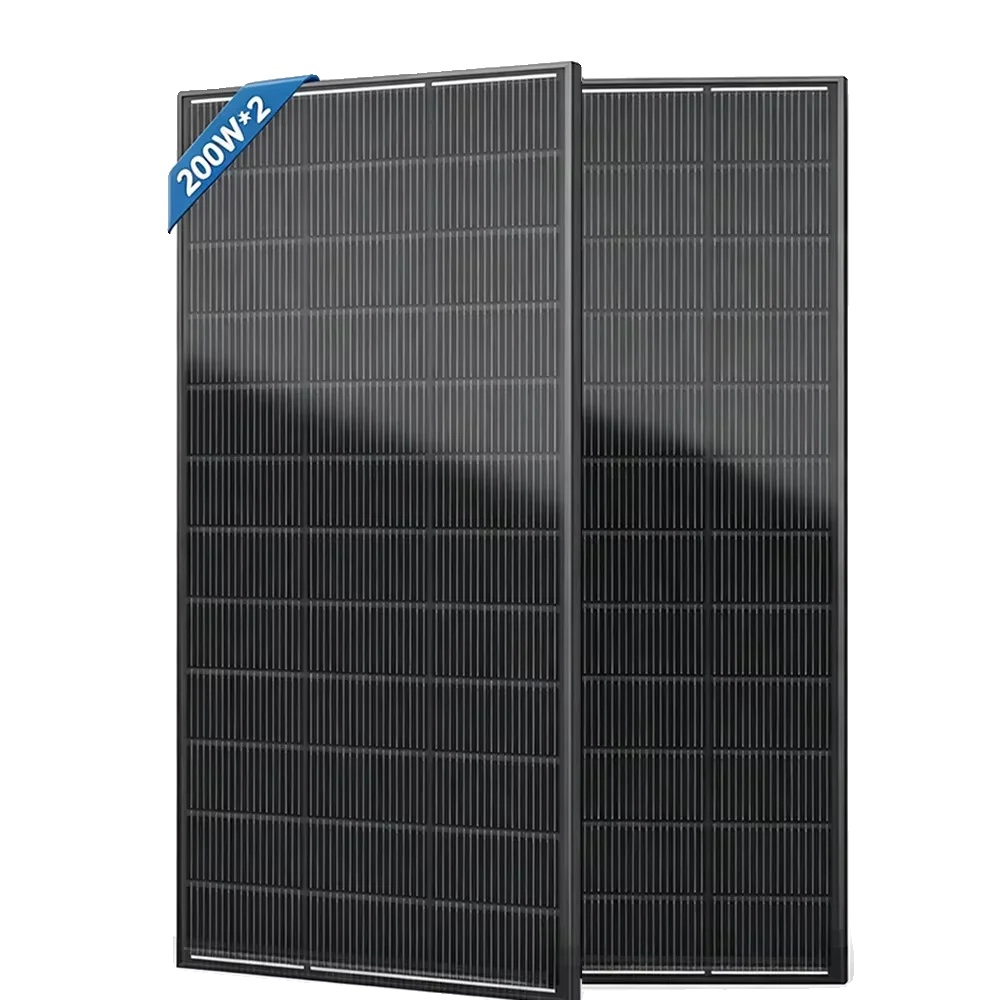 Solarpanel, Hohe Effizienz, Langlebige Konstruktion, 200w 2stück