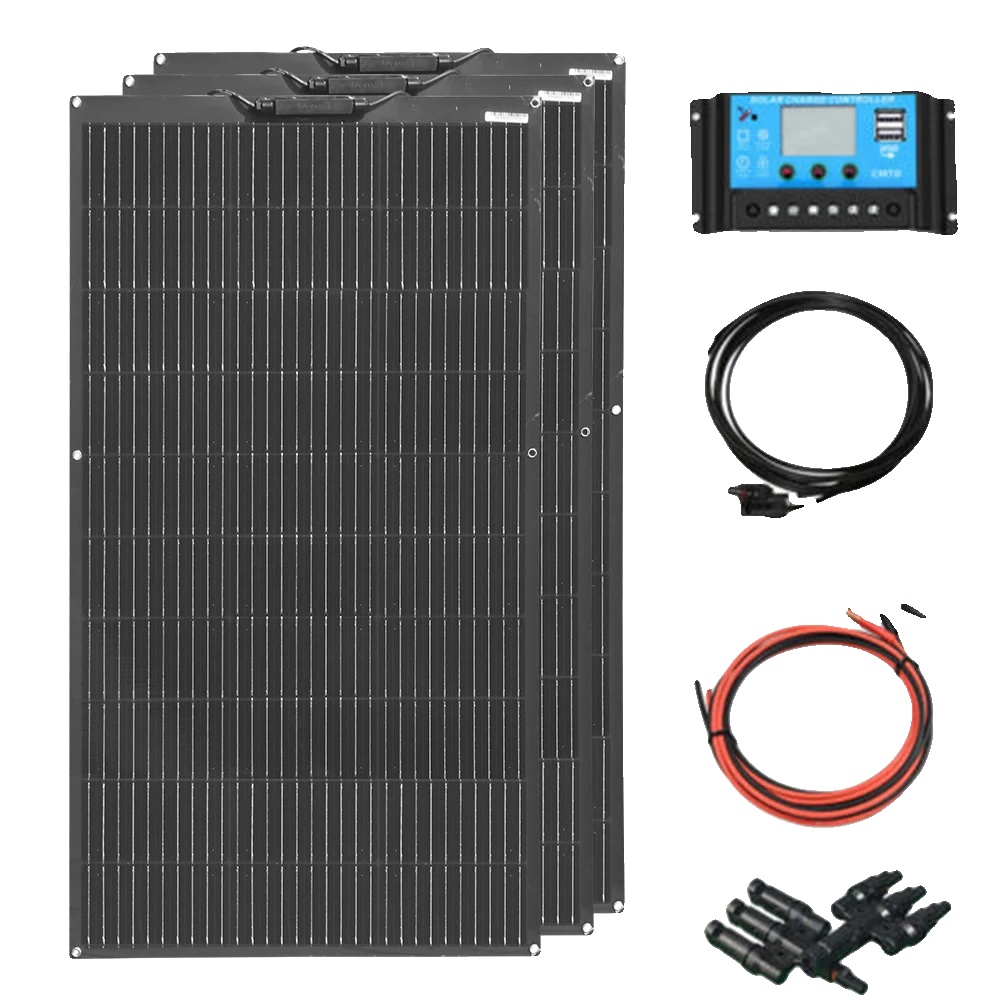 Solarpanel, Hohe Effizienz, Leichtes Design, 12v24v36v300w Kit