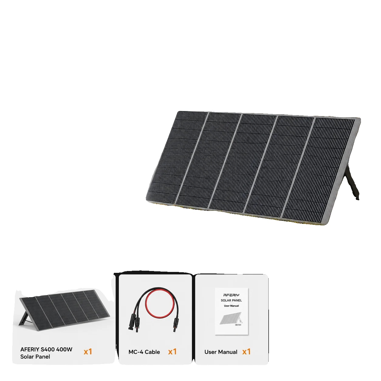 Solarmodul, 23% Effizienz, Faltbares Design, 400w