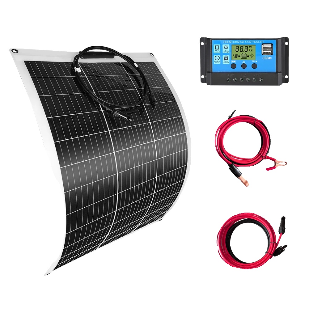 100w Solarsystem-kit, Wasserdichtes Design, Hohe Effizienz, 1 Stk 100w Kit