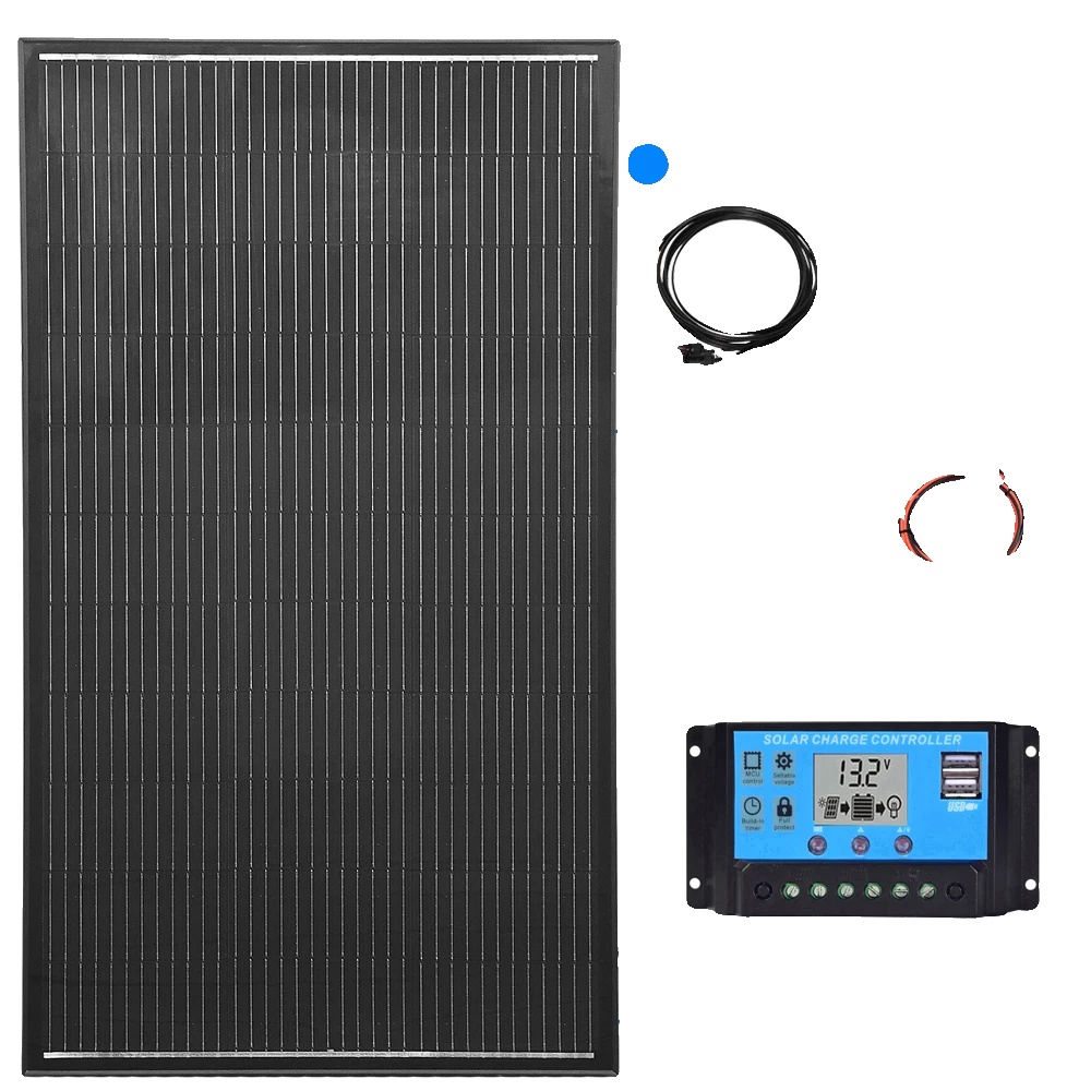 Solarpanel, Hohe Effizienz, Langlebiges Design, 12v 200w Solarkit