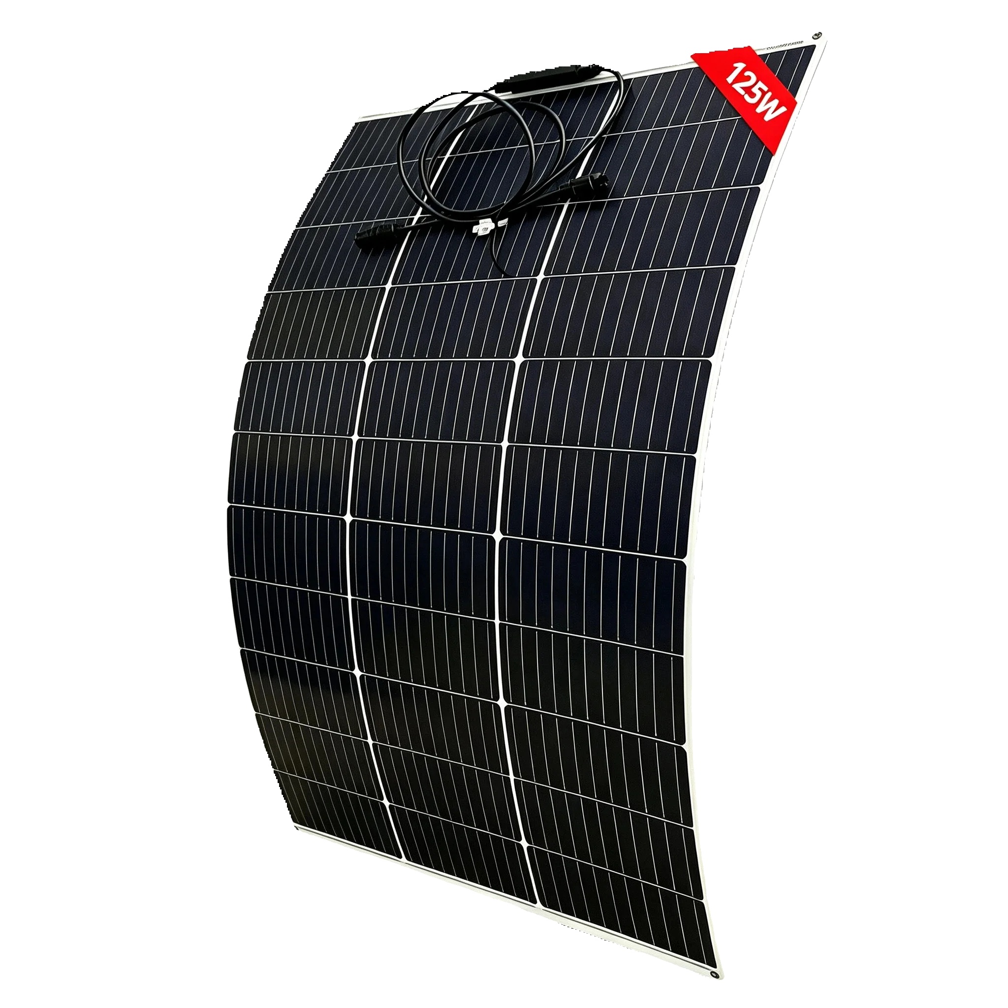 Solarpanel, Flexibles Design, Hohe Effizienz, 1 Stück 125w Panel