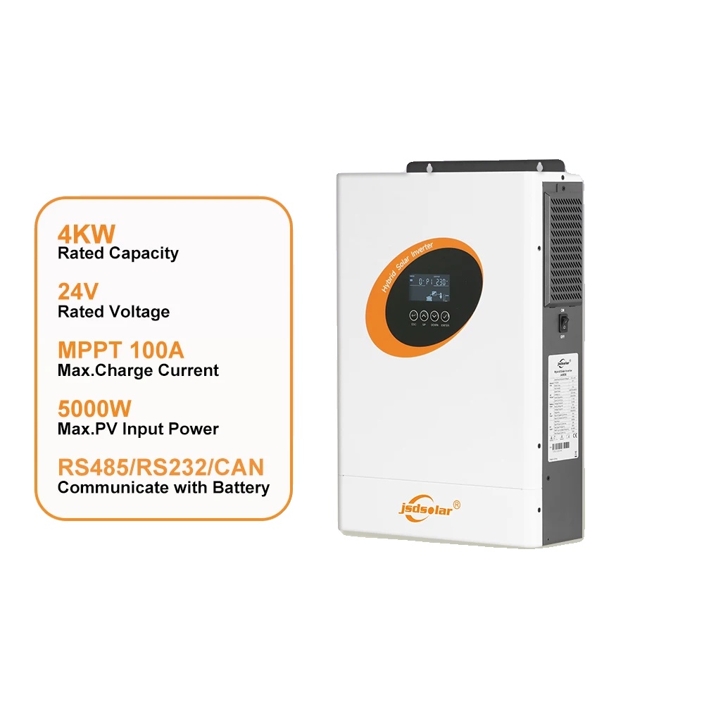 Solarwechselrichter, Reine Sinuswelle, Integrierte Wifi-überwachung, 4kw (integriertes Wi-fi), 220-240v, 24v